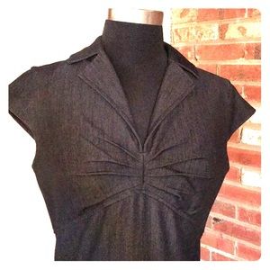 Calvin Klein dress 4 collared tiered